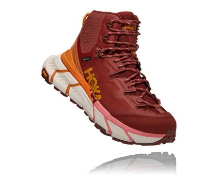 Hoka One One Tennine Hike Gore-tex Ženske Tekaški Čevlji Roza / Burgundija SI-120839T